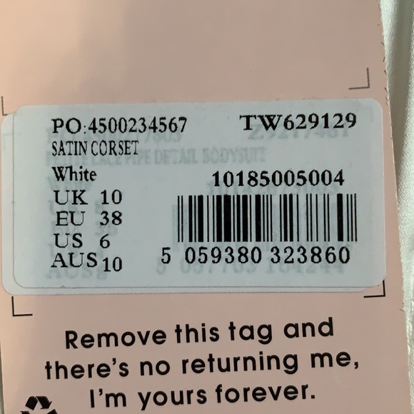 Missguided Satin Corset - Picture 2 of 2